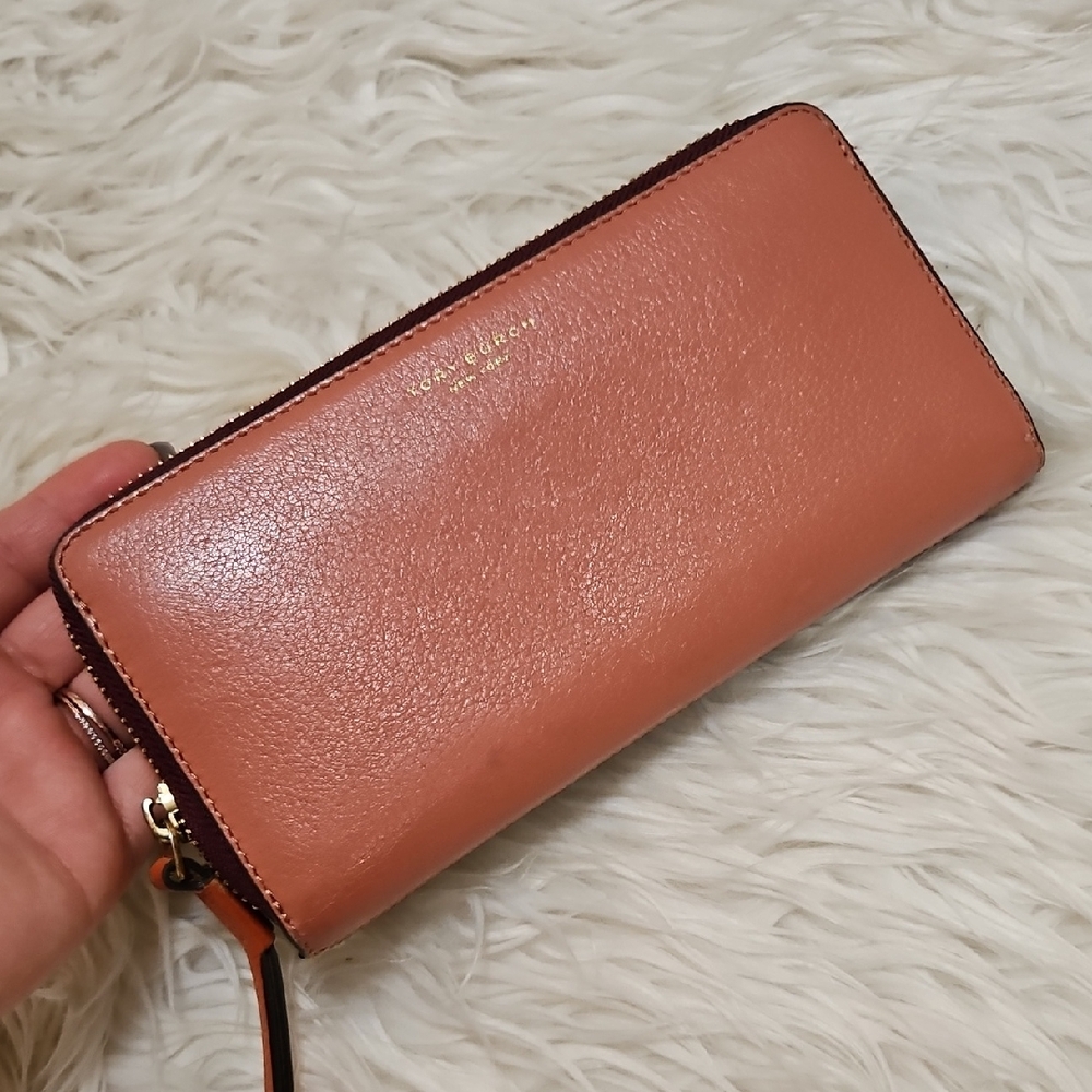 Tory Burch Two Tone Leather Wallet